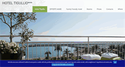 Desktop Screenshot of hoteltigullio.com